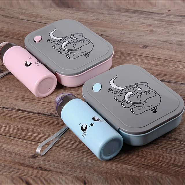 Set aus Lunchbox und Flasche