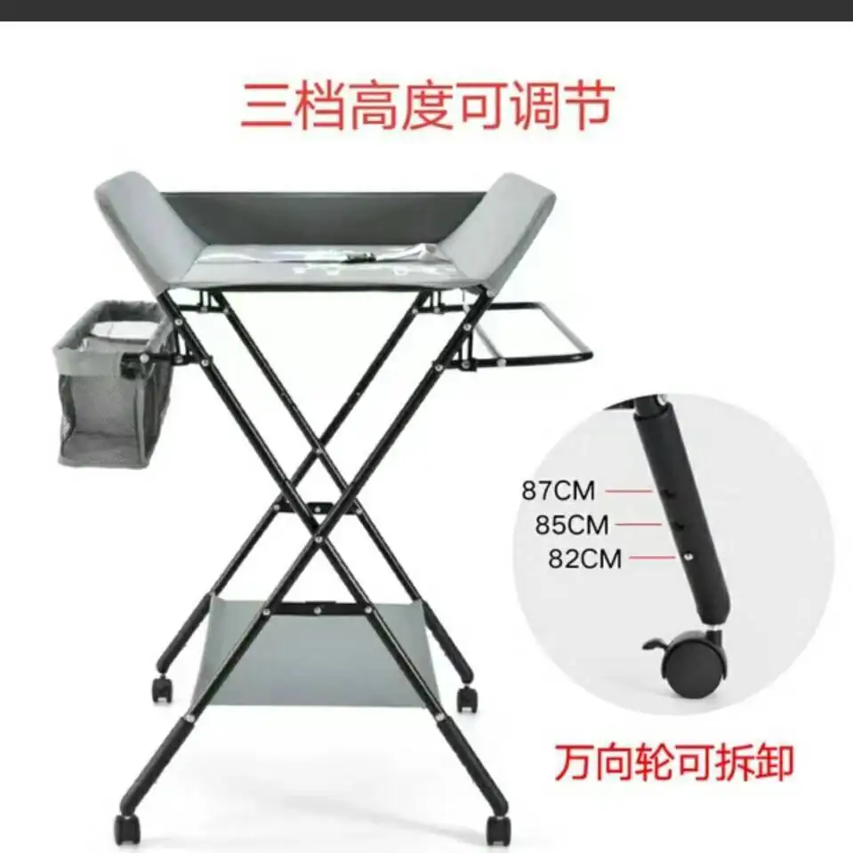 Child Care Table Baby Diaper Table Touch Newborn Baby Portable Foldable Diaper Changing