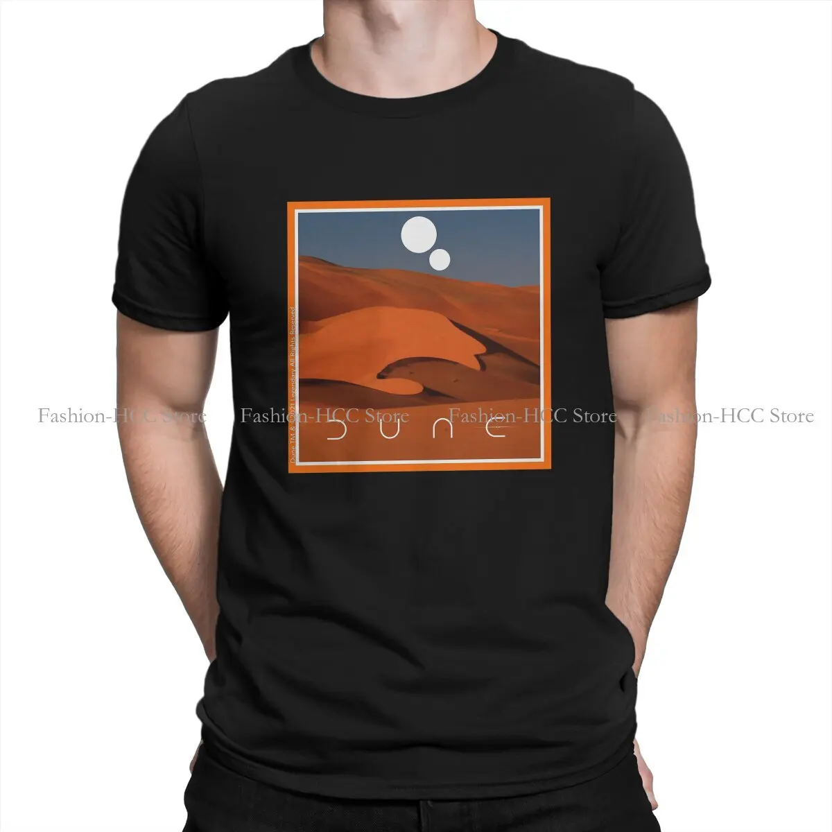 Dune Landscape And Sandworm Unique Tshirt Dune Frank Herbert Comfortable New Design T Shirt Short Sleeve Hot Sale Polyester