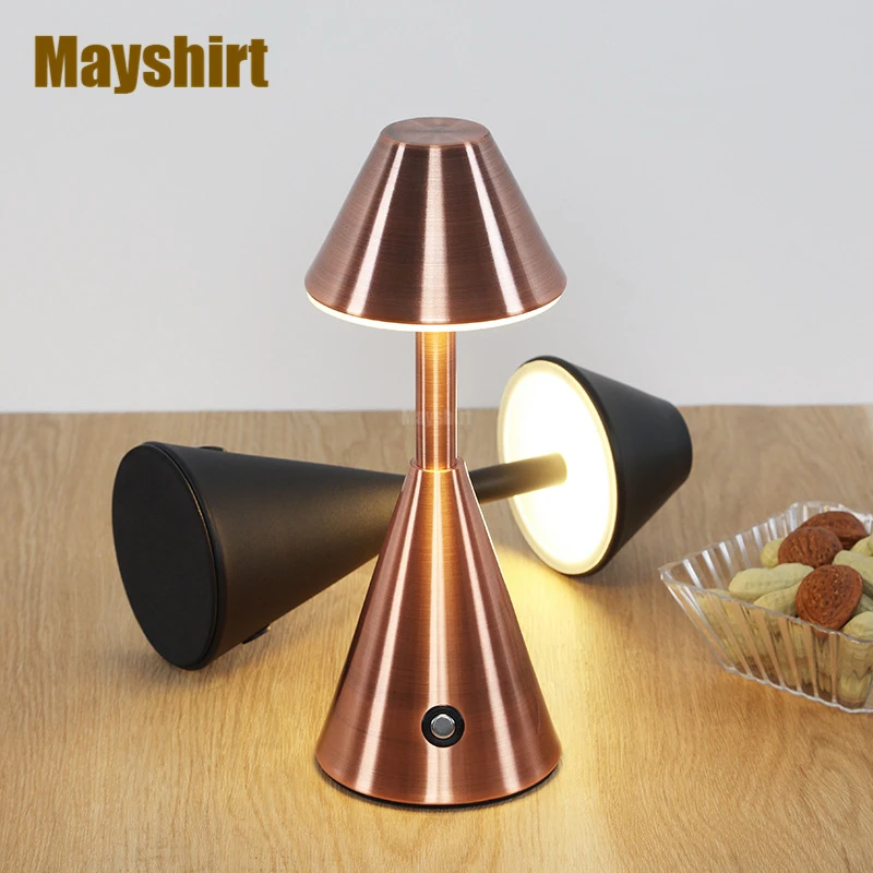

Cordless Table Lamps Rechargeable Portable Desk Lamp Bar Restaurant Wireless Led Night Lights Bedroom Bedside Indoor Lighting