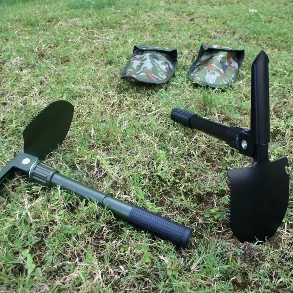 1 buc multifuncțională camping supraviețuire pliabilă lopeți lopată în aer liber grădină sapă săpat instrument kit drumeții accesorii_voghion.com