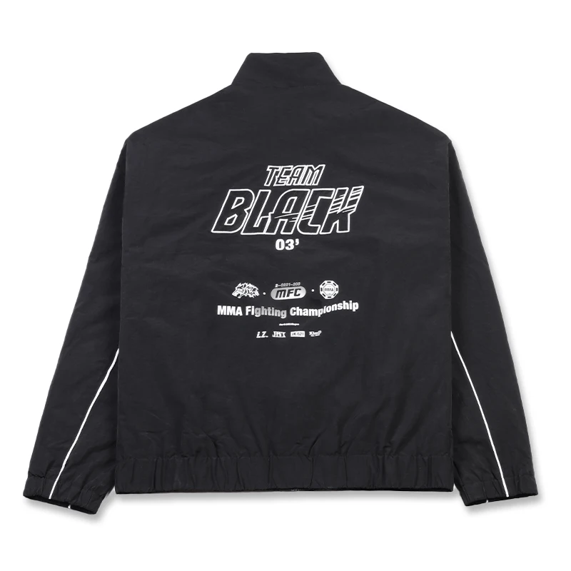 Unisex Black Track Jacket 1