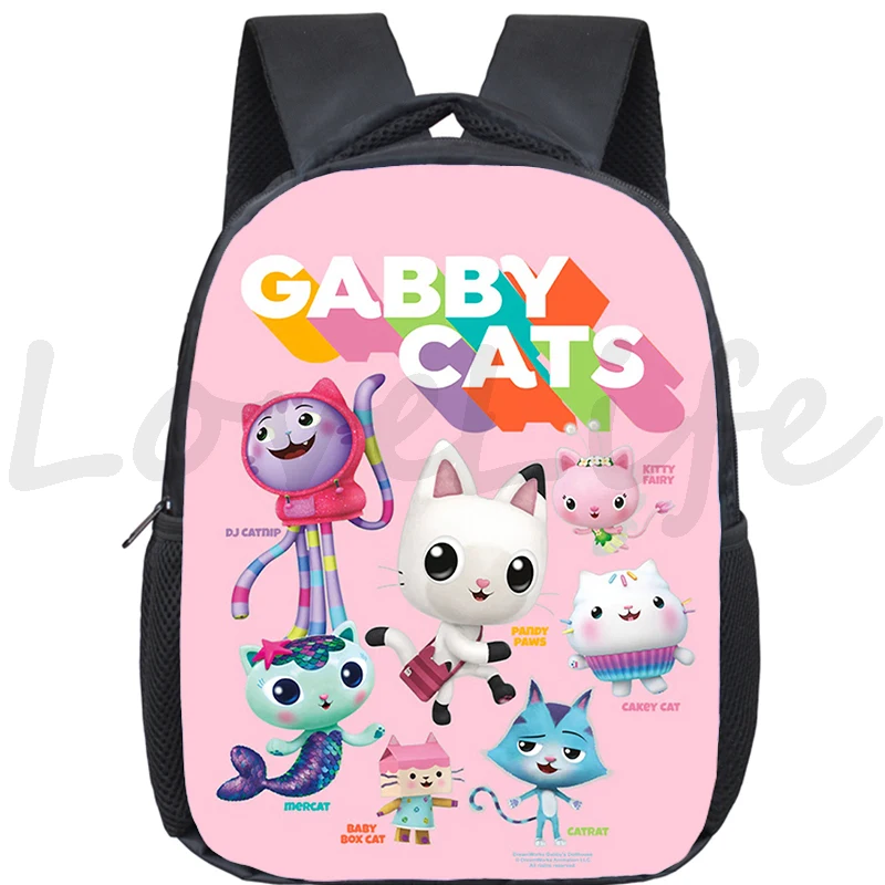 

Gabby's Dollhouse School bag Children's Backpack Kids Kawaii Bookbag Kindergarten Backpacks Girls Primary School Bag Mochila