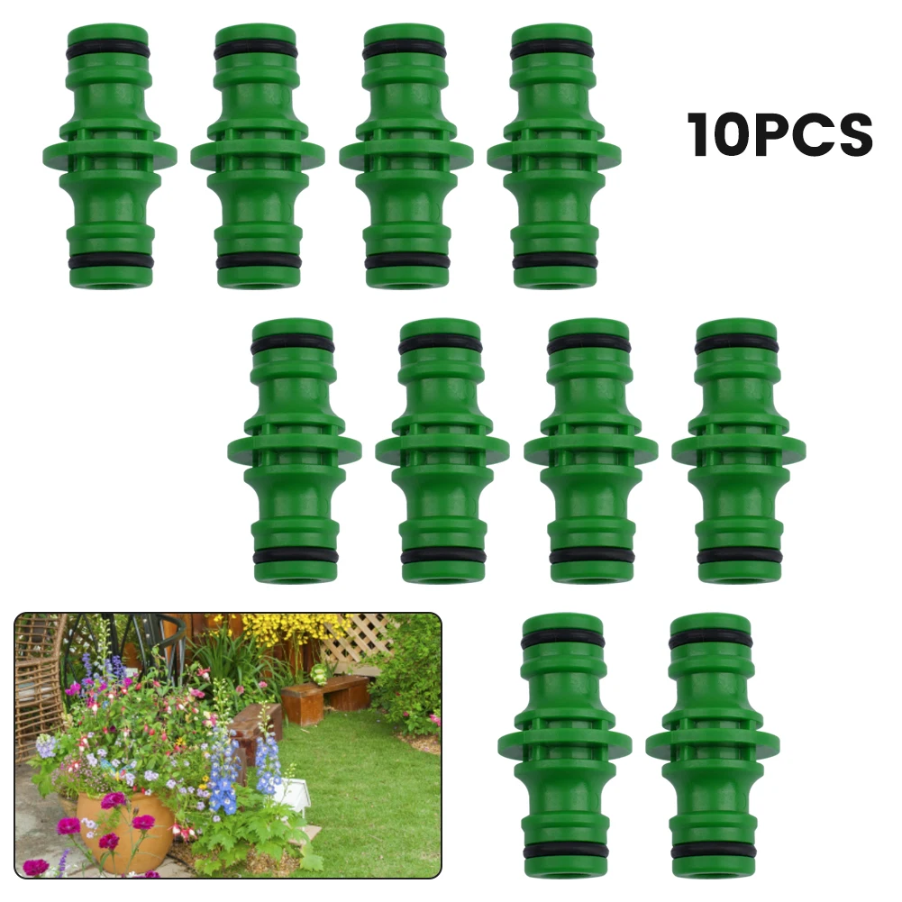 

Garden Watering Hose Quick Connector 1/2” End Double Male Hose Coupling Joint Adapter Extender Set For Hose Pipe Tube Water Gun