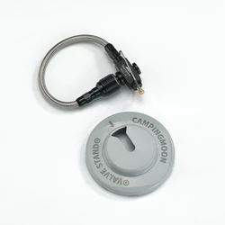 CAMPINGMOON Outdoor Cooking Flexi - Kit with Gas Extension and Control Valve (BKZ21 - 20)