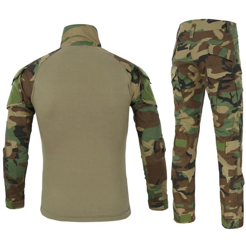 Tactical Camouflage Uniform Outdoor Clothes Outwear Field CSGame Tops T Shirts Hunting Hiking Camping Cargo Pants hiking pants Trip Tracksuit