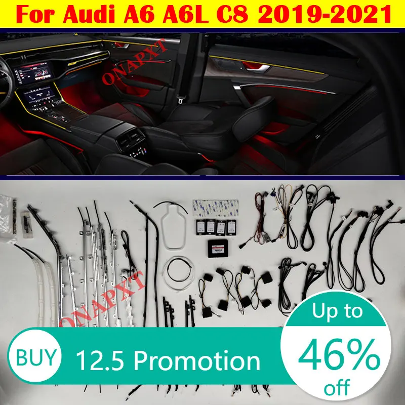 30 Colors For Audi A6 C8 MLB EVO 2019 2022 MMI Control Decorative