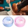 Useful Dry Powder Puff Fluffy ABS Baby Talcum Powder Container with Puff  Reusable Powder Puff Box Makeup Tools 3