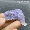 Natural Stone The Grape Agate Geode Crystal Mineral Specimen Quartz Cluster Raw Rock Decoration Rough Polished Healing Gift 6