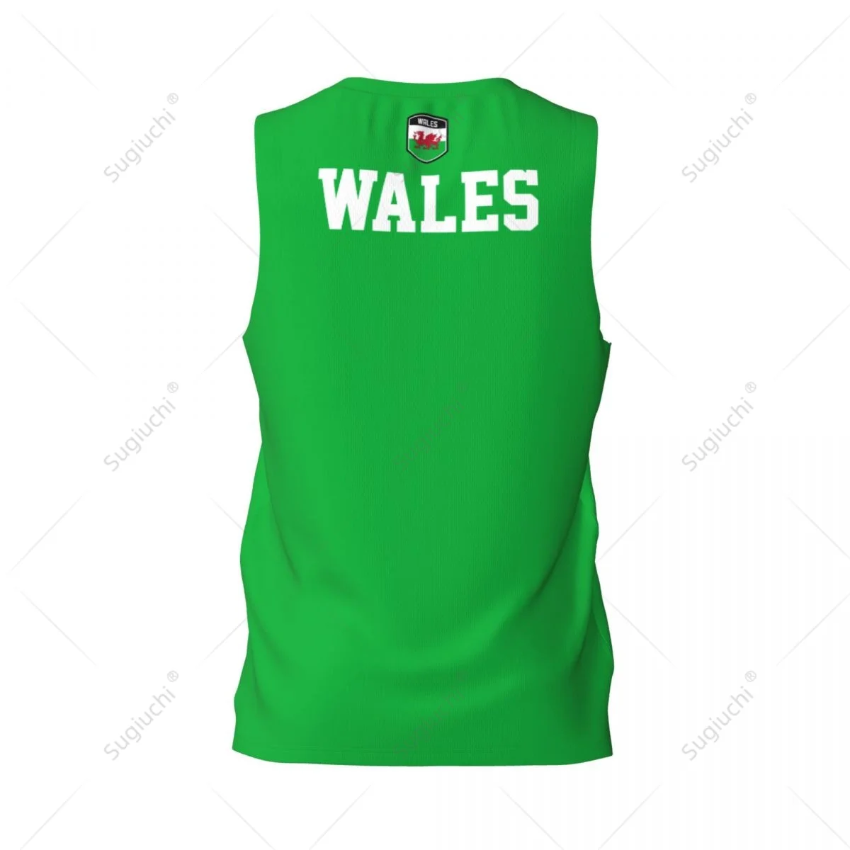 Wales Cymru Flag Men Basketball Sports Running Fitness Multifunction Sleeveless tshirt Exclusive Name Nunber