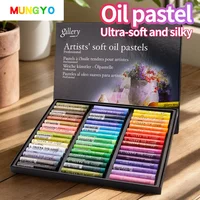 MUNGYO 24/48Colors Gallery Artist's Soft Oil Pastel for Graffiti DIY Painting Drawing Pen Art Supplies School Stationery 1