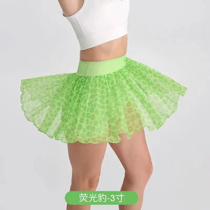 Sports Plaid Tennis Skirt Women Summer Lightweight Breathable and Professional Ball Skirt Fitness Side Pocket Short Gauze