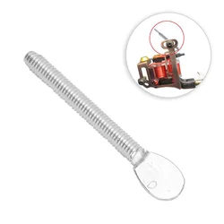 New Tattoo 4.4cm/1.7inch Pure Silver Contact Screw Binder Binding Post Tattoo Machine Microblading Accessory Parts For Tattooing
