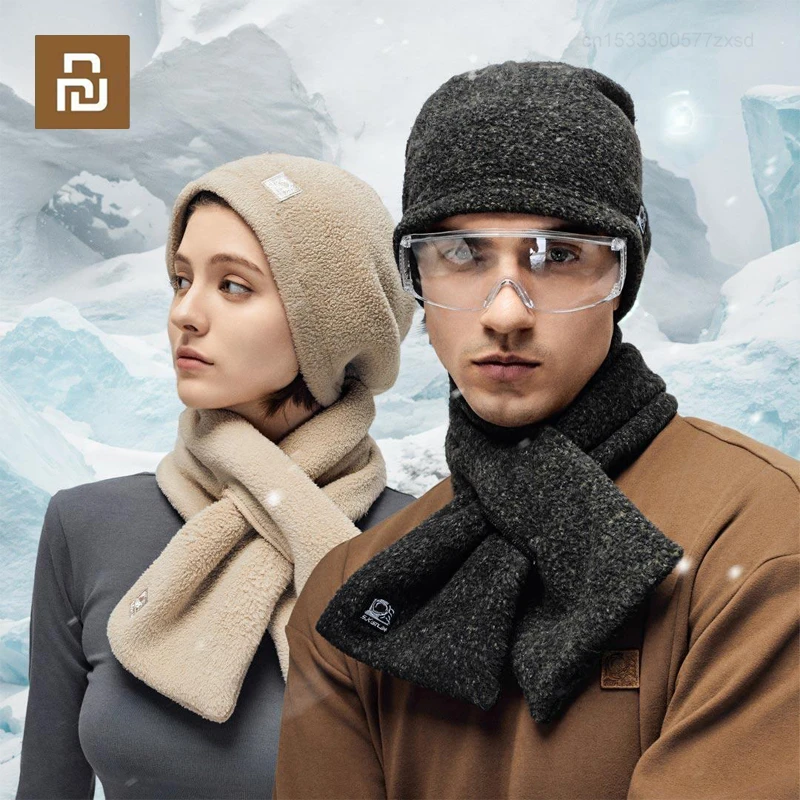 Supield-lenço de Veludo Aerogel para Homens e Mulheres Lenço de lã Boné Grosso Equitação ao ar Livre Quente Inverno