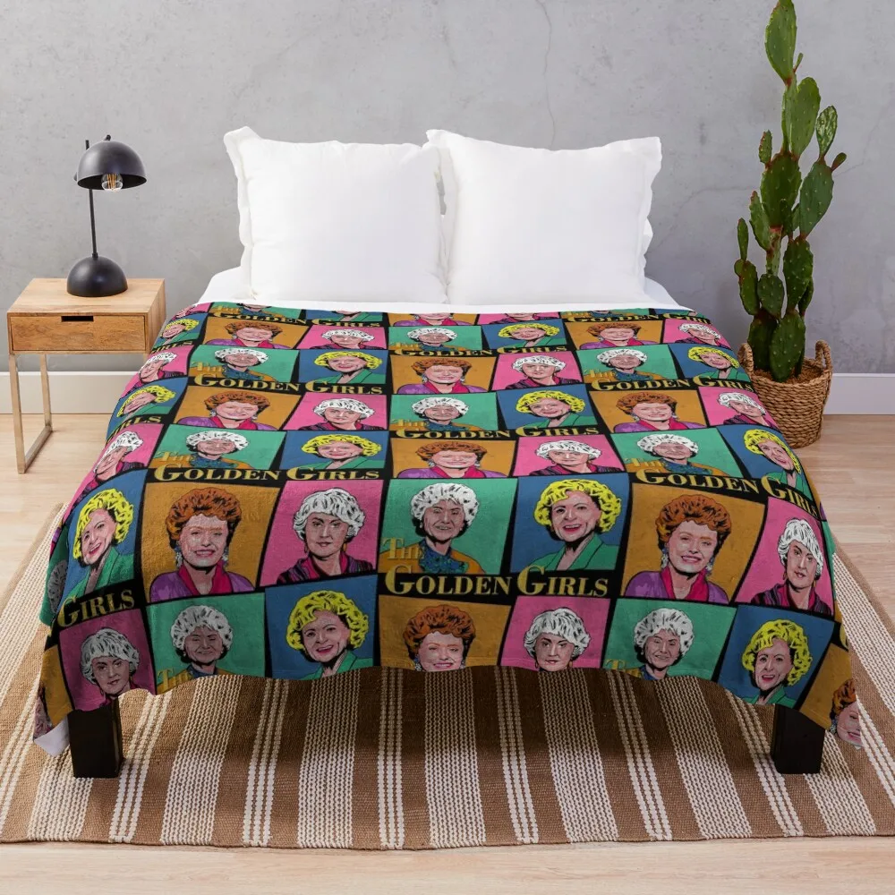 

Golden Girls Throw Blanket Tourist Decorative Sofa Blankets