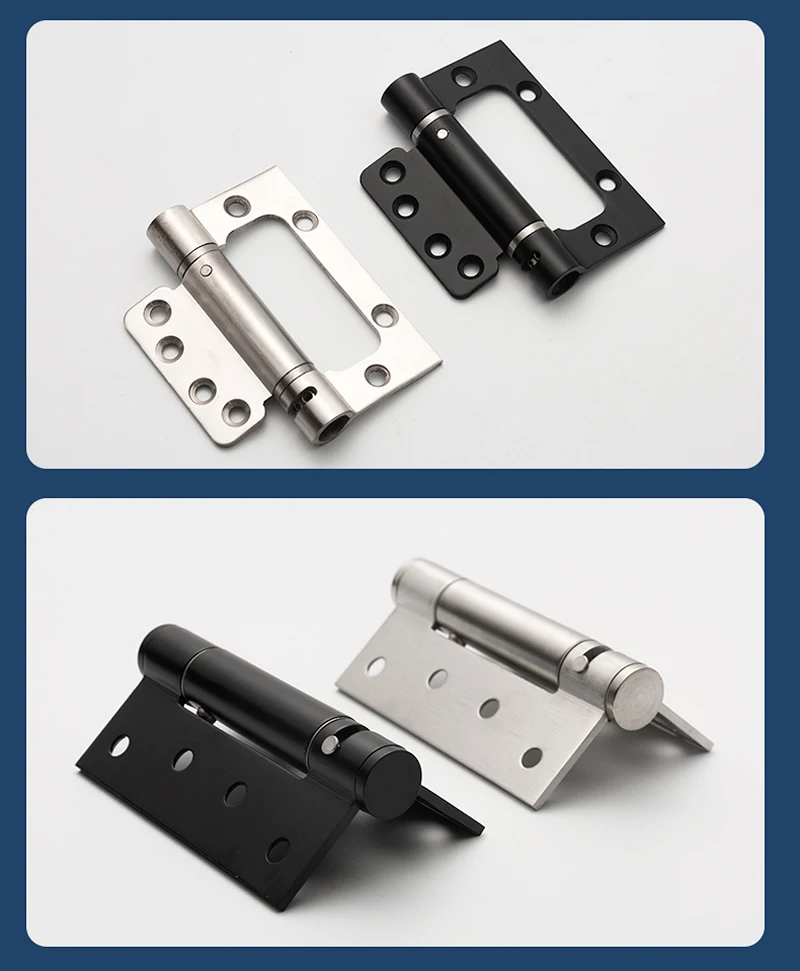 Invisible door er automatic closing door Parent hinge No slotting Self spring hinge closer