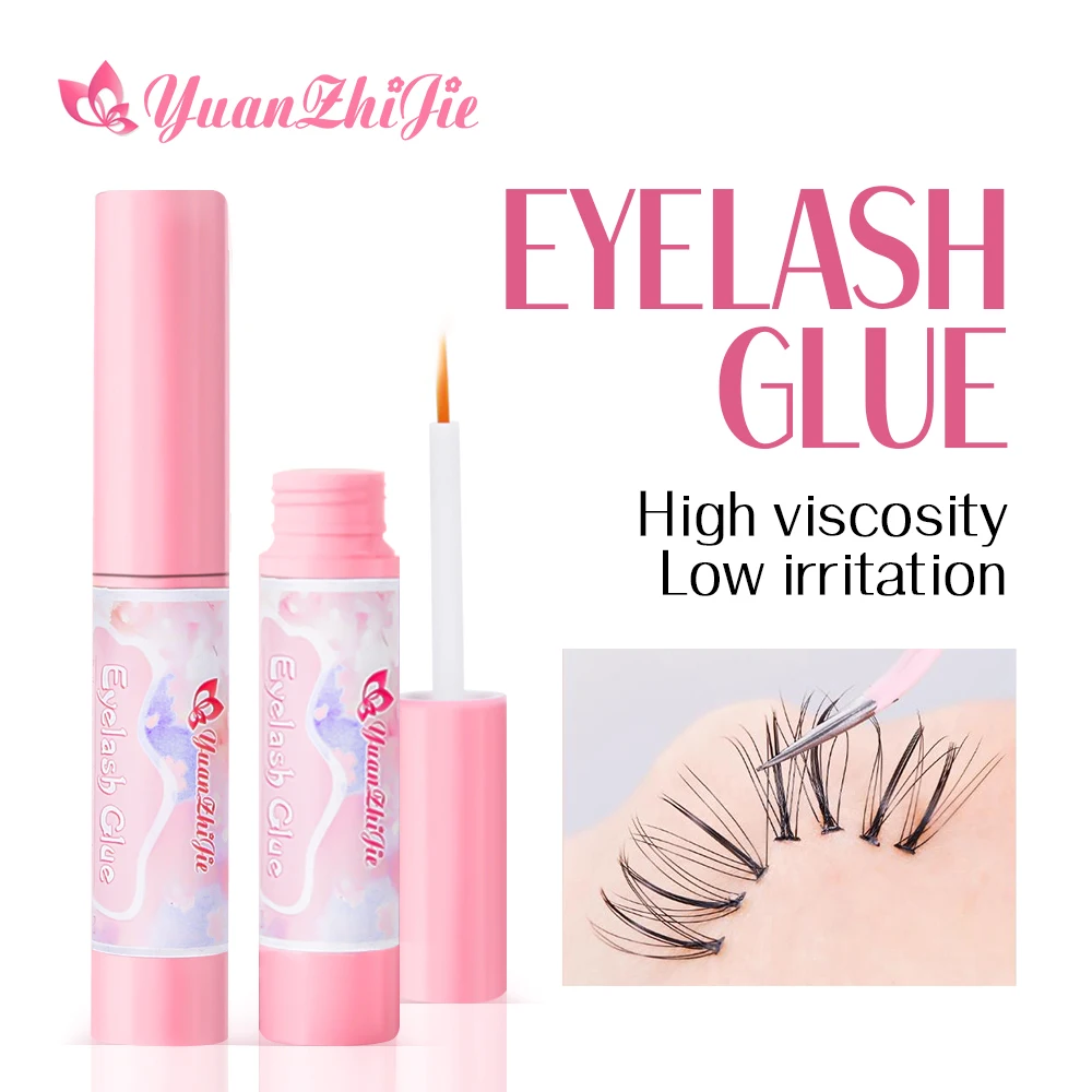 

YUANZHIJIE 5ml Lashes Glue Fast Drying Eyelashes Glue Adhesive Mink False Eyelash Extensions Clear Eyelash Glue Makeup Tools