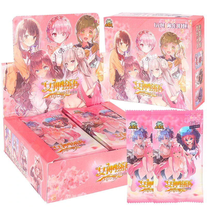 

New Goddess Story Card Booster Box Collection Girl Party Swimsuit Bikini Anime Game Christmas Children's Toys Gift
