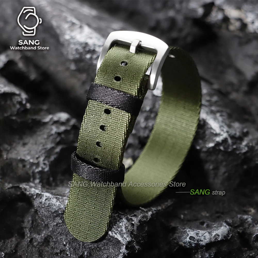 Universal Military Nylon Watchband Strap – Canvas Woven Fabric Bracelet