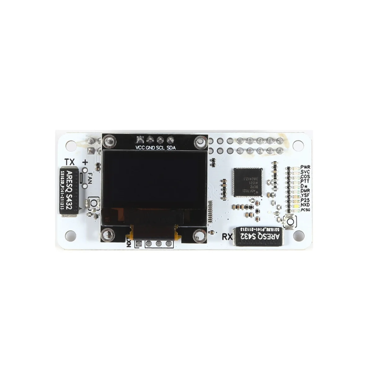 

Duplex MMDVM Hotspot Board UHF VHF + OLED + Buil-in Antenna Support P25 DMR YSF for Raspberry Pi Zero W 0W 2W 3B 4B