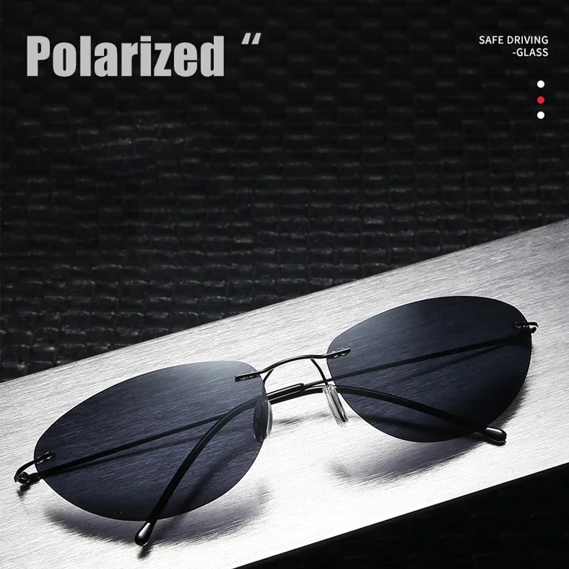 Móda hustý  polarizační brýle proti slunci ultralehký obrouček muži jízda značka design slunce brýle