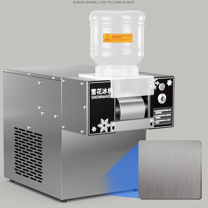 Mini Snow Ice Maker Shaver Machine Europe Snowflake Ice Machine Korea Bingsu Machine Snowflake Ice Shaving Machine 4