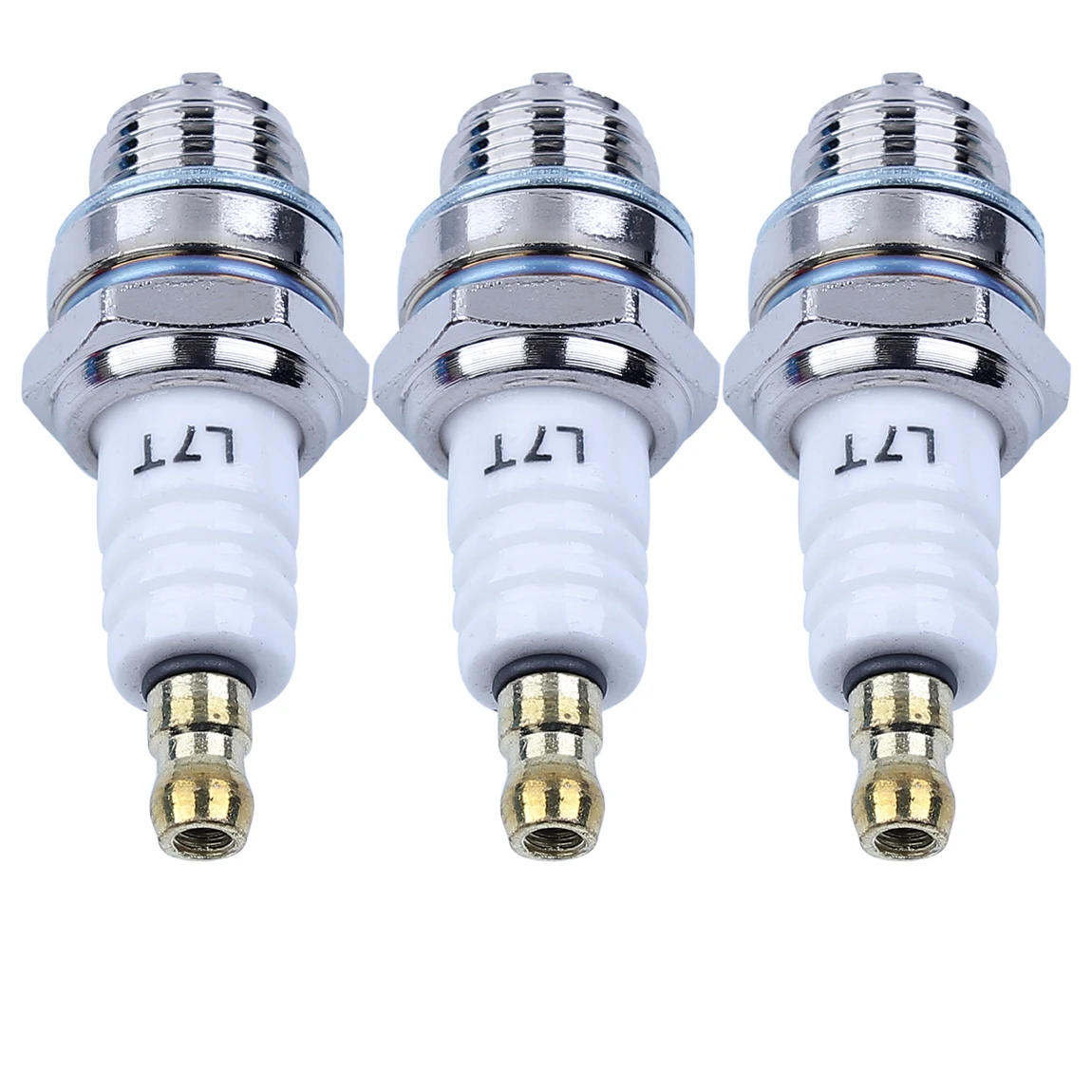 3 개/몫 점화 플러그 L7T 2 스트로크 엔진 모터 트리머 잔디 깎는 기계 부품 브러시 커터 정원 도구 부품