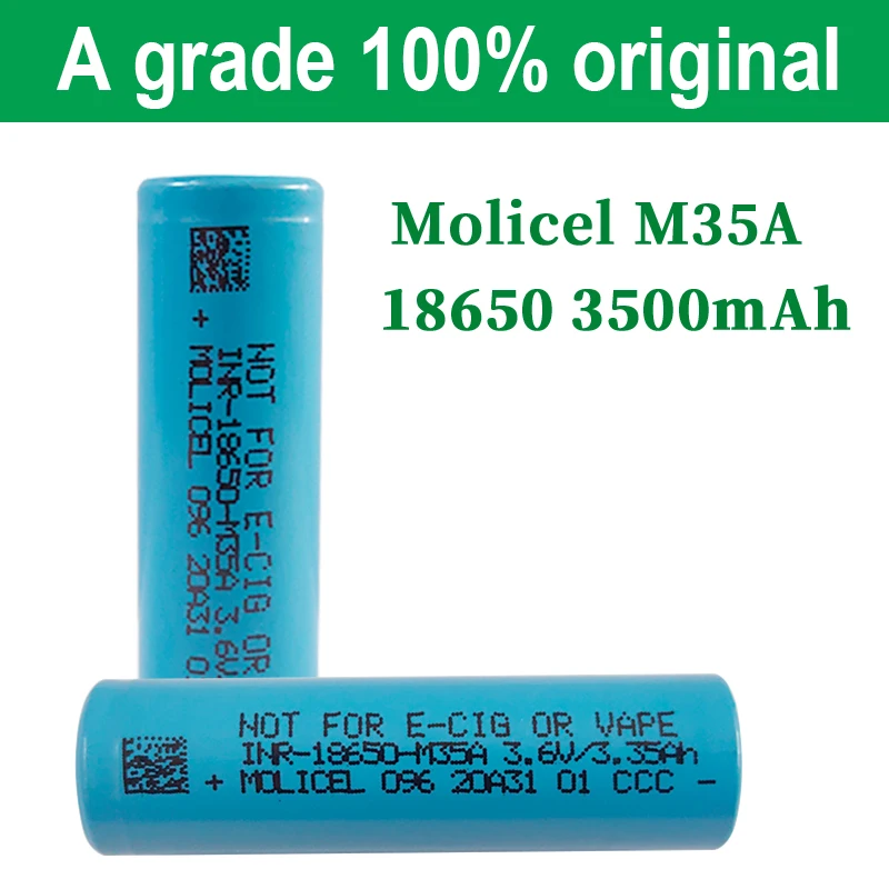 Molicel M35A 18650 3500mAh 10A Battery Rechargeable Lithium Ion Battery  3.7v for Electrical Tools - AliExpress 44