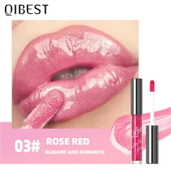 Luminous Taro Purple Lip Gloss with Gold Sparkle - Moisturizing & Plumping Gloss (3)