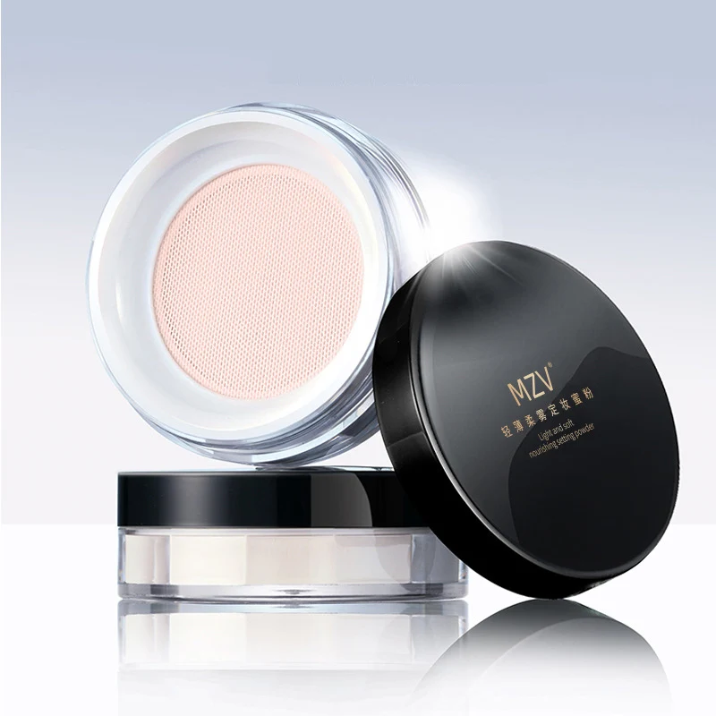 

MZV Loose Powder with Puff Luxury Mineral Waterproof Matte Setting Powder Finish Makeup Oil-control Professional Cosmetics Women