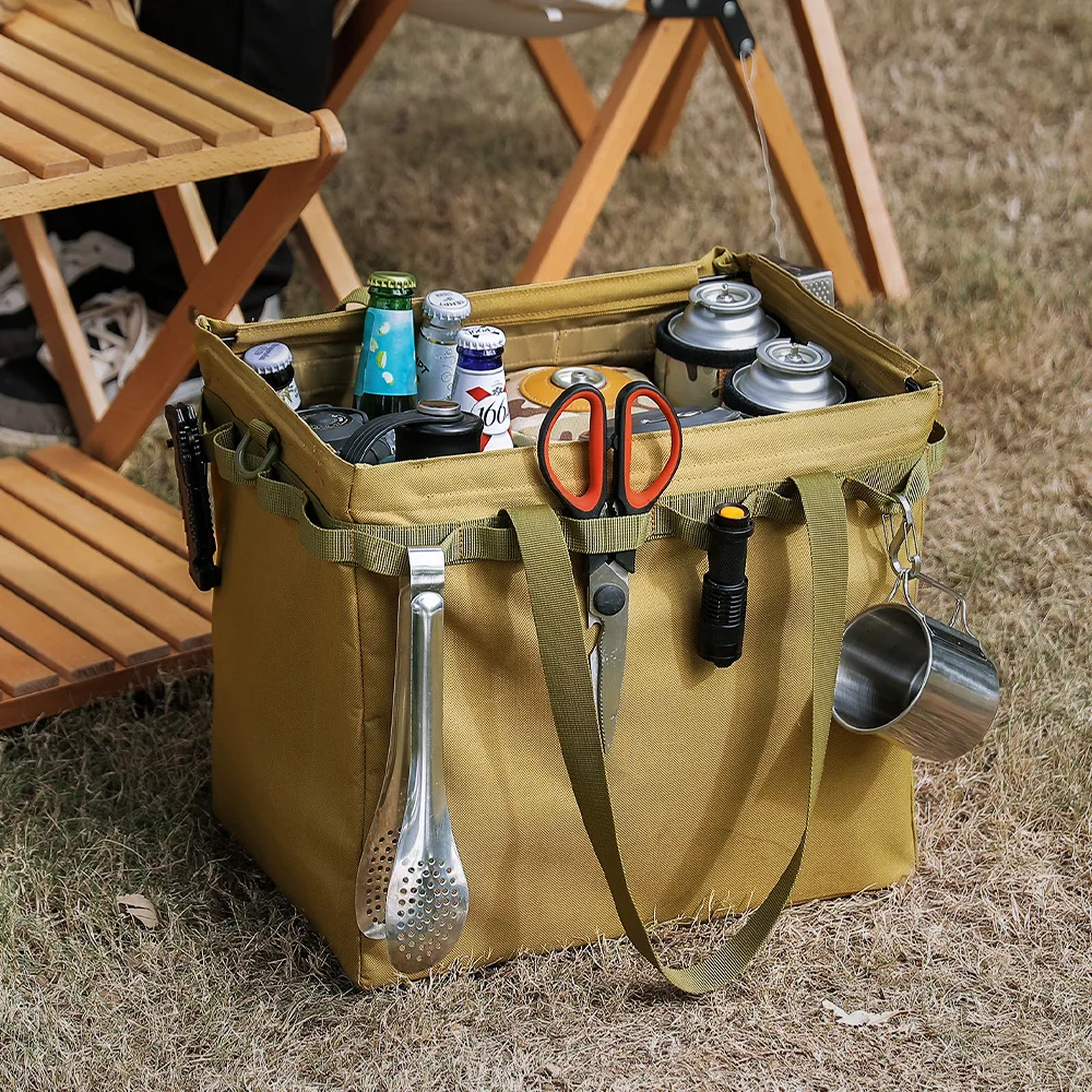 

Molle Military Pouch Bag Backpack Camping Supplies Outdoor Camping Travel Tools Storage Bag Folding Firewood Package Handbag