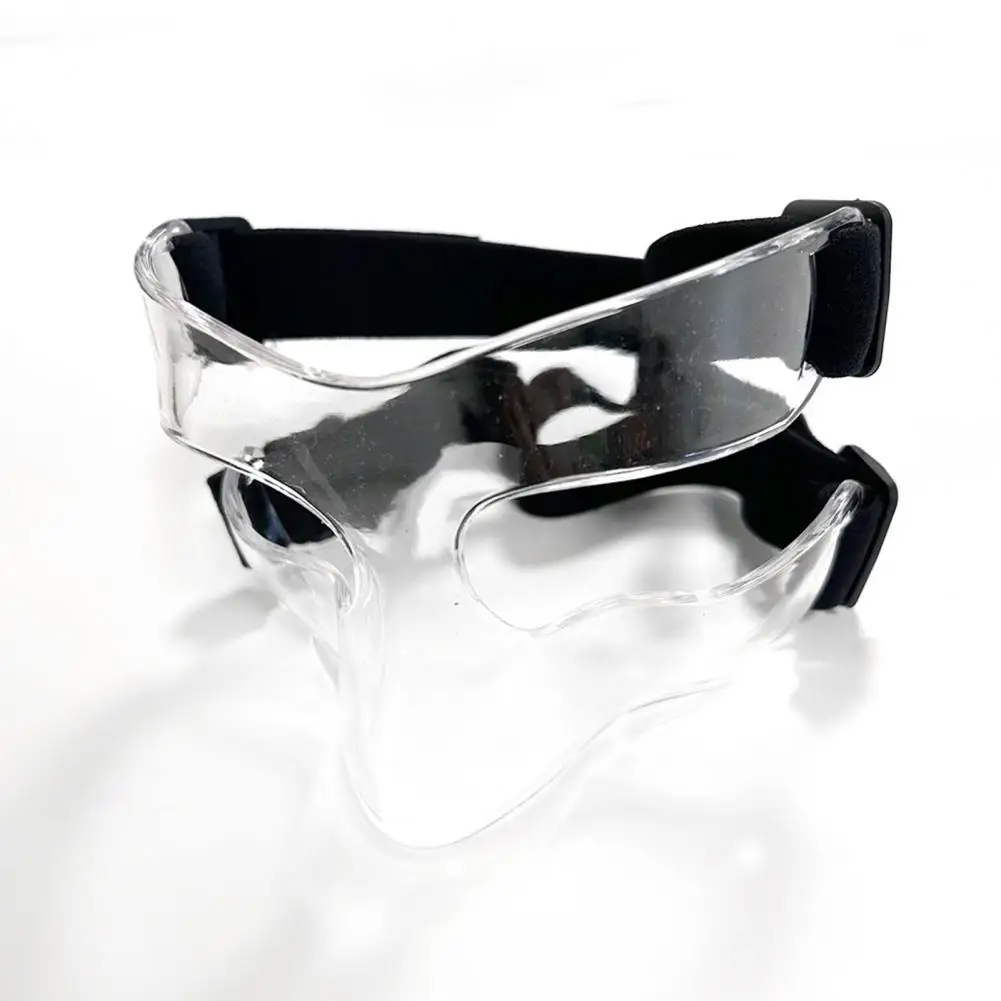 

High-strength Nose Guard High Strength Impact Resistant Sports Face for Basketball Football Training Transparent for Ultimate