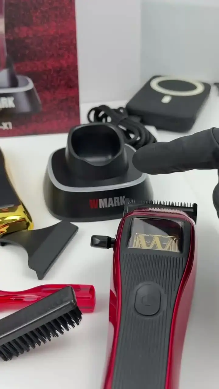 高速 10000RPM WMARK NG-X1 プロフェッショナルバリカン充電ベースヘア
