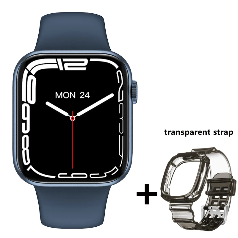 2022 HW37 Plus Smart Watch NFC Men Women IWO 44mm Smartwatch Series 7 Bluetooth Call DIY Face Fitness Tracker Clock PK X8 Max 