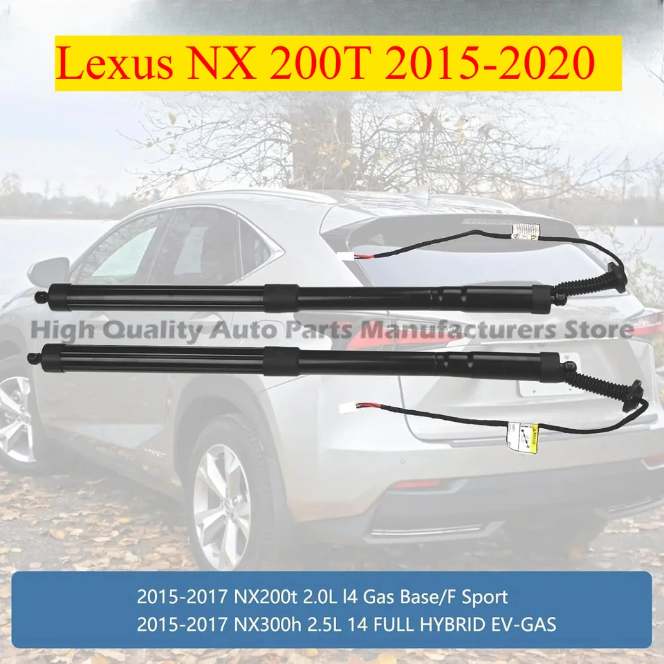 2015-2017 Lexus NX200t Hatch Strut - Replacement 827-086 - Rear