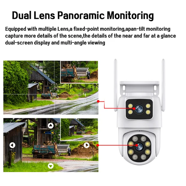 Tuya 4K 8MP PTZ Wifi Security Camera Dual Lens with Dual Screen Ai Auto Tracking Wireless CCTV Surveillance Camera Smart Life - Image 5