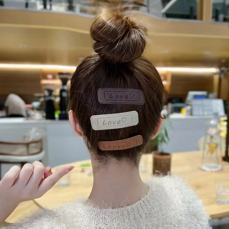 

10 шт./партия, женские кожаные зажимы для волос