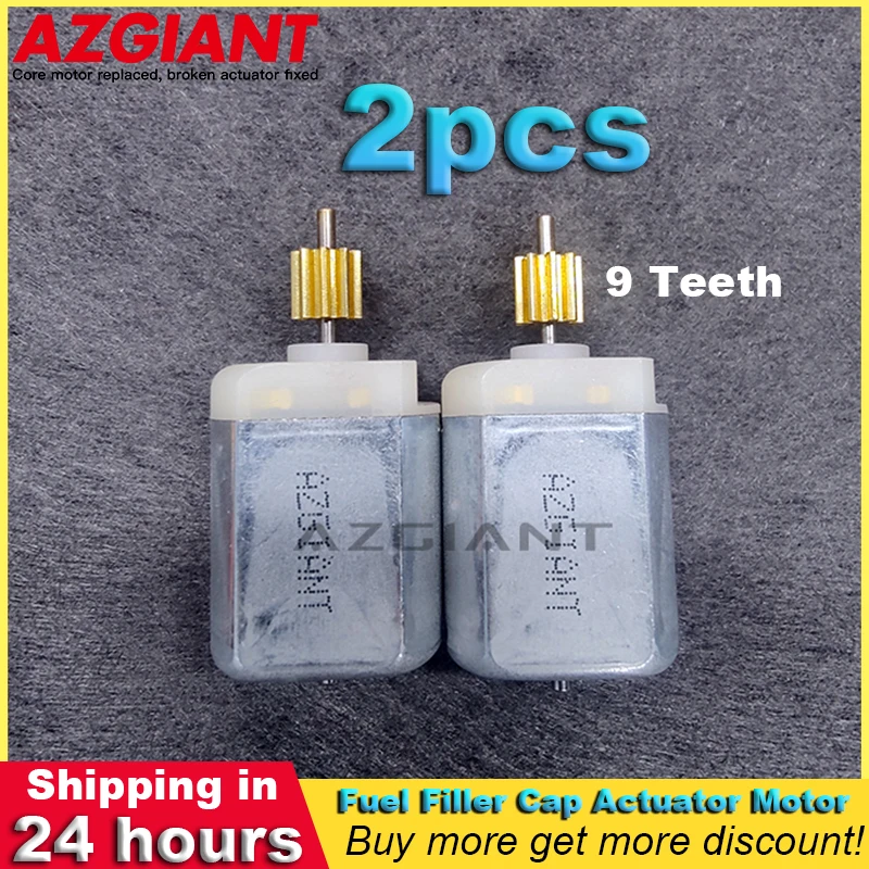 2Pcs Motors Car Fuel Filler Cap Attuatore Motor Gear 9T Per Vauxhall Meriva Opel Meriva A 12V Dc 0.08A Kit Di Riparazione Parte Strumento Fai Da Te