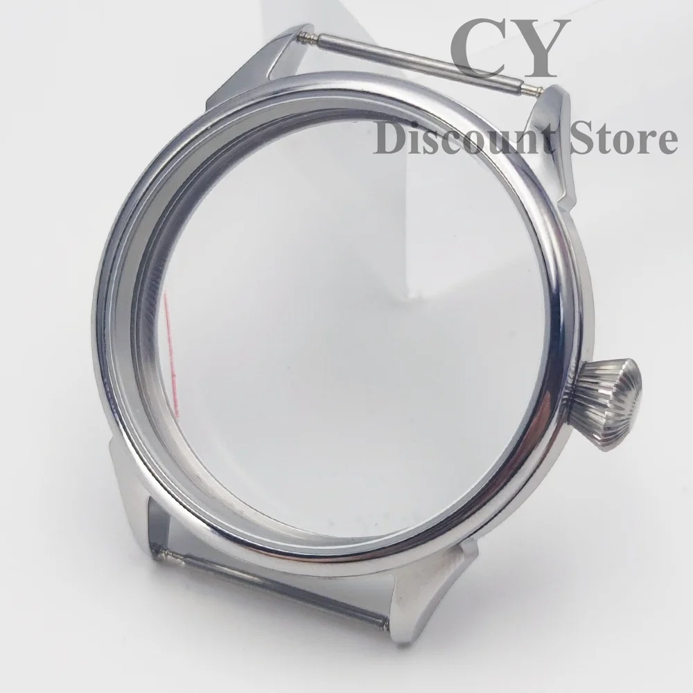 Silver Stainless Steel 42mm Watch Case