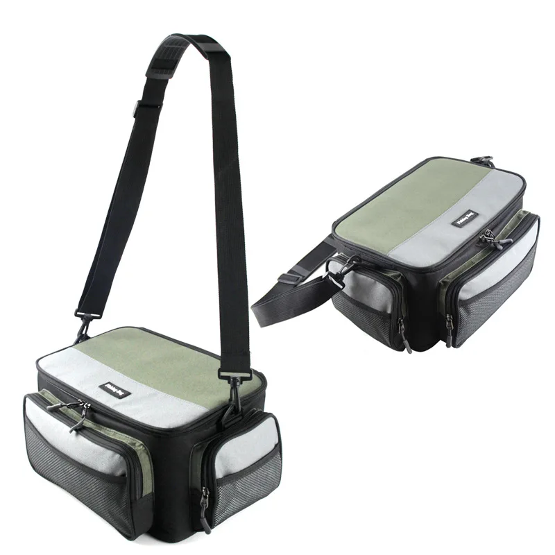 

Color Blocking Square Road Sub Bag Outdoor Road Sub Fishing Gear Bag Boat Accessories Fishing Tackle Lure Fishing Bags