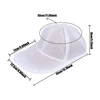 1/2pcs Hat Wash Protector Baseball Cap Cleaner Laundry Bag Wash Hat Bag Washing Machine Mesh Bag Household Cleaning Supplies 5