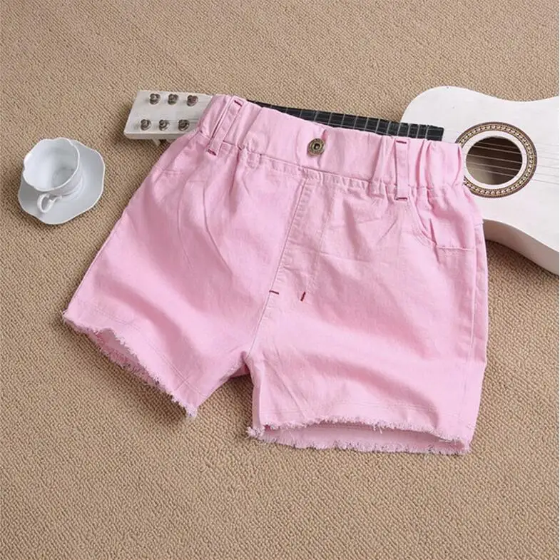 Shorts en coton à taille haute pour filles Avoine | Mayoral