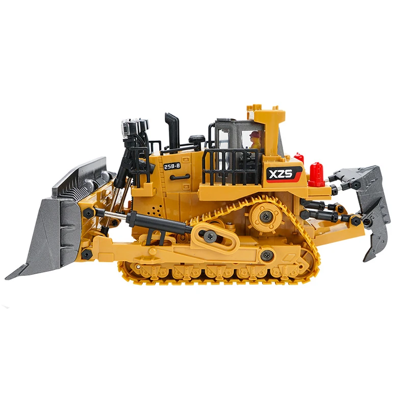 1/18 RC Excavator Control remote Car 2.4G Radio Controlled Car Caterpillar Tractor Model Engineering Building Construction Toys 2