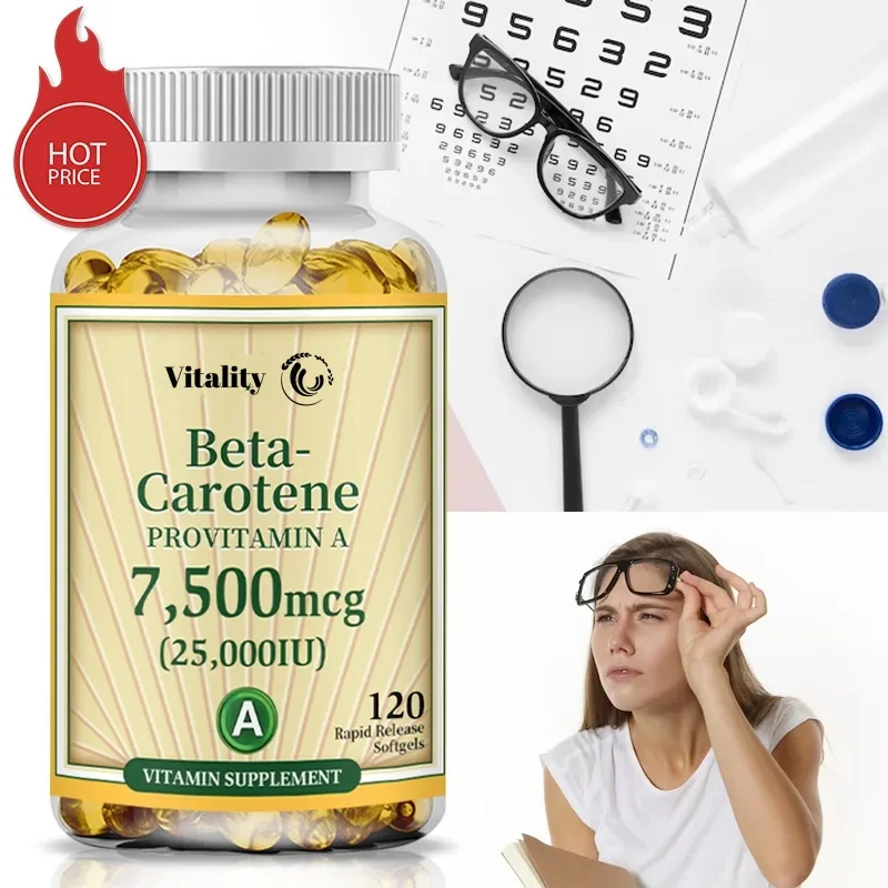 Carotene Capsules 7500mcg-Support Skin And Eye , Protect