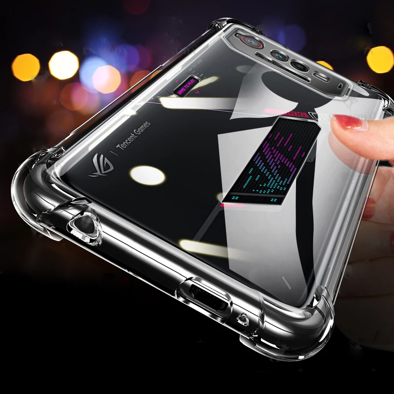 Shockproof Soft TPU Clear Cover with Reinforced Corners