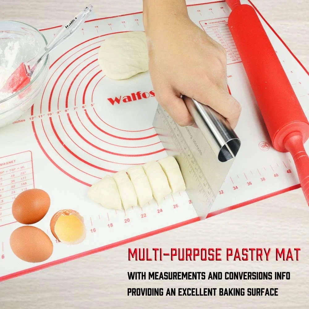 Tappetini In Silicone Per Forno Olandese – 2 Pezzi Con Manici Lunghi, Antiaderenti E Lavabili, Per Pane E Pizza