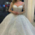 Sparkly Beading Wedding Dresses Long Sleeves 2023 Women's A Series Vestido De Noiva Lace Up Pageant Beading Bridal Gowns Robe #4