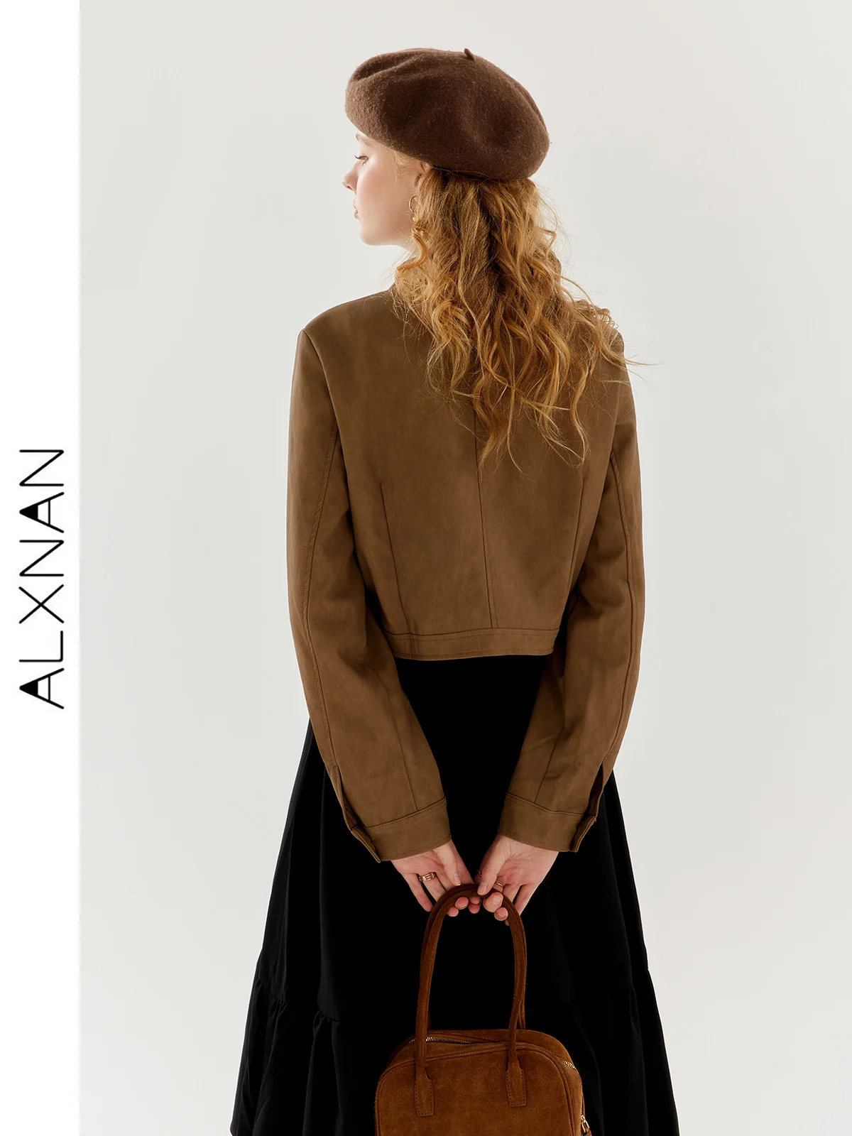 Рисунок 3 - Винтажный кожаный пиджак ALXNAN