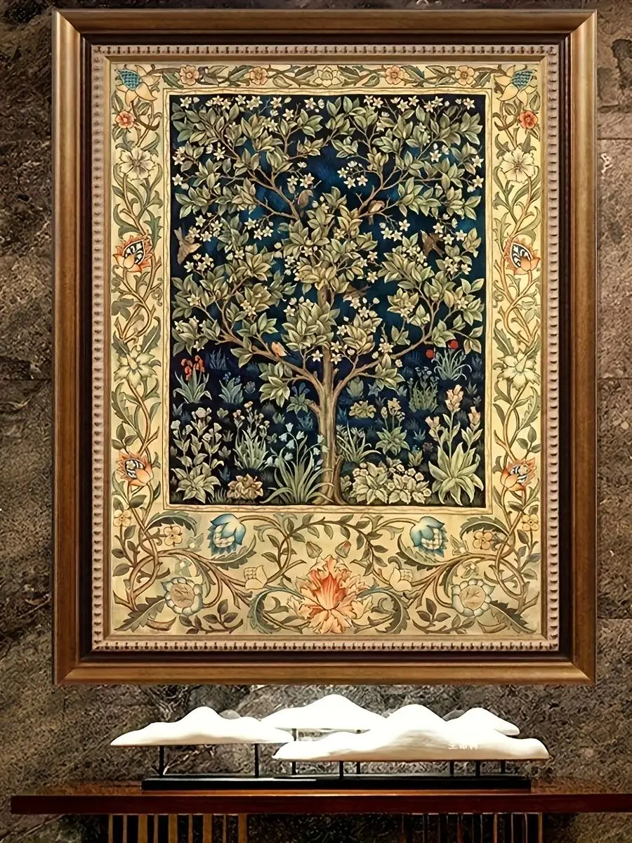 Tree of Life Fantasy Tree Landscape Series Cross Stitch 11CT Printed Cross Stitch Kits Hand Embroidery Crafts Living Room cross stitch kits