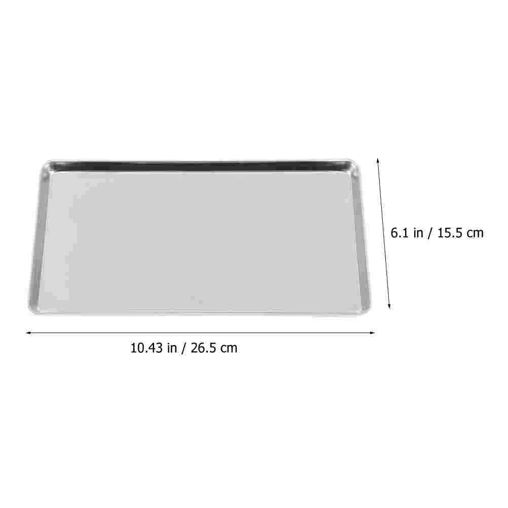

Baking Sheets Cookie Sheets Stainless Steel Baking Pans Toaster Oven Tray Pans Rectangle Metal Flat Cooking Tray Pans Kitchen